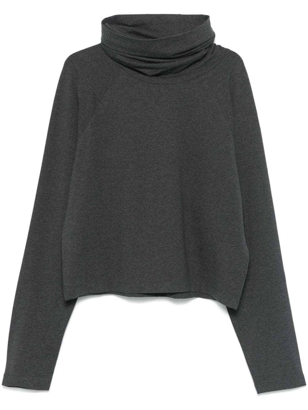 Cotton turtle-neck sweater