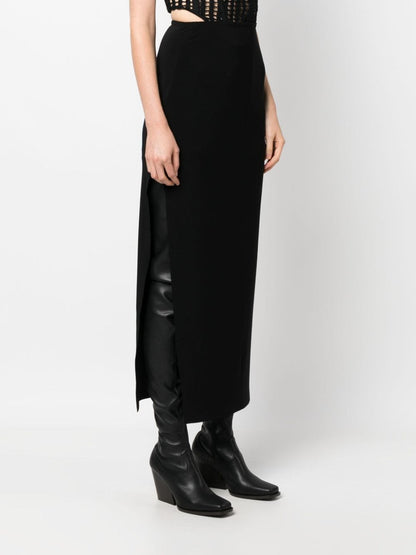 Side slit long skirt