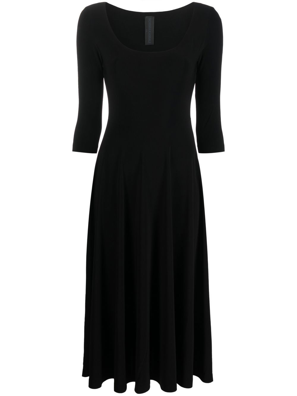 Flared midi dress