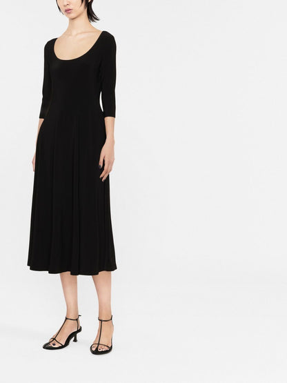 Flared midi dress