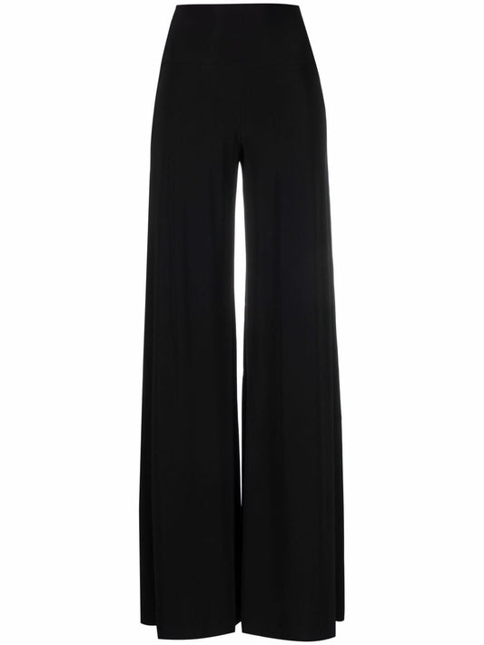 Flared leg trousers