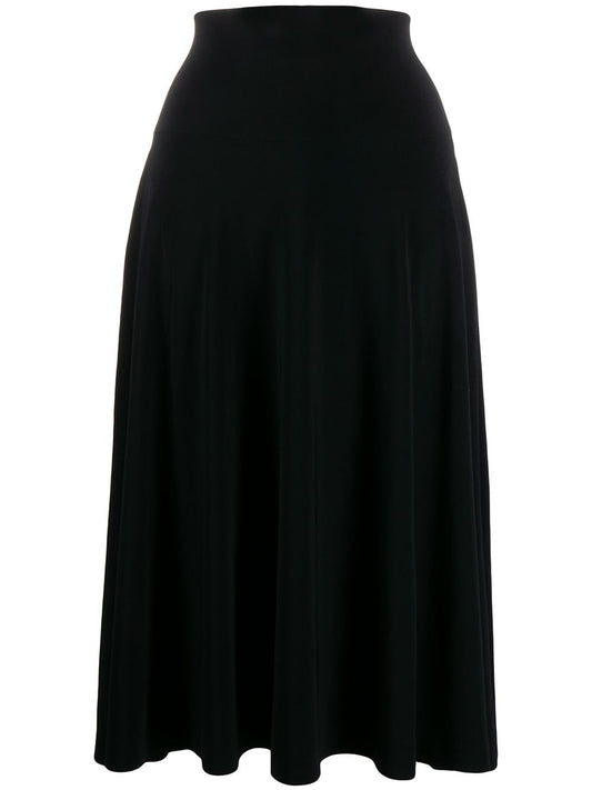 Flared midi skirt