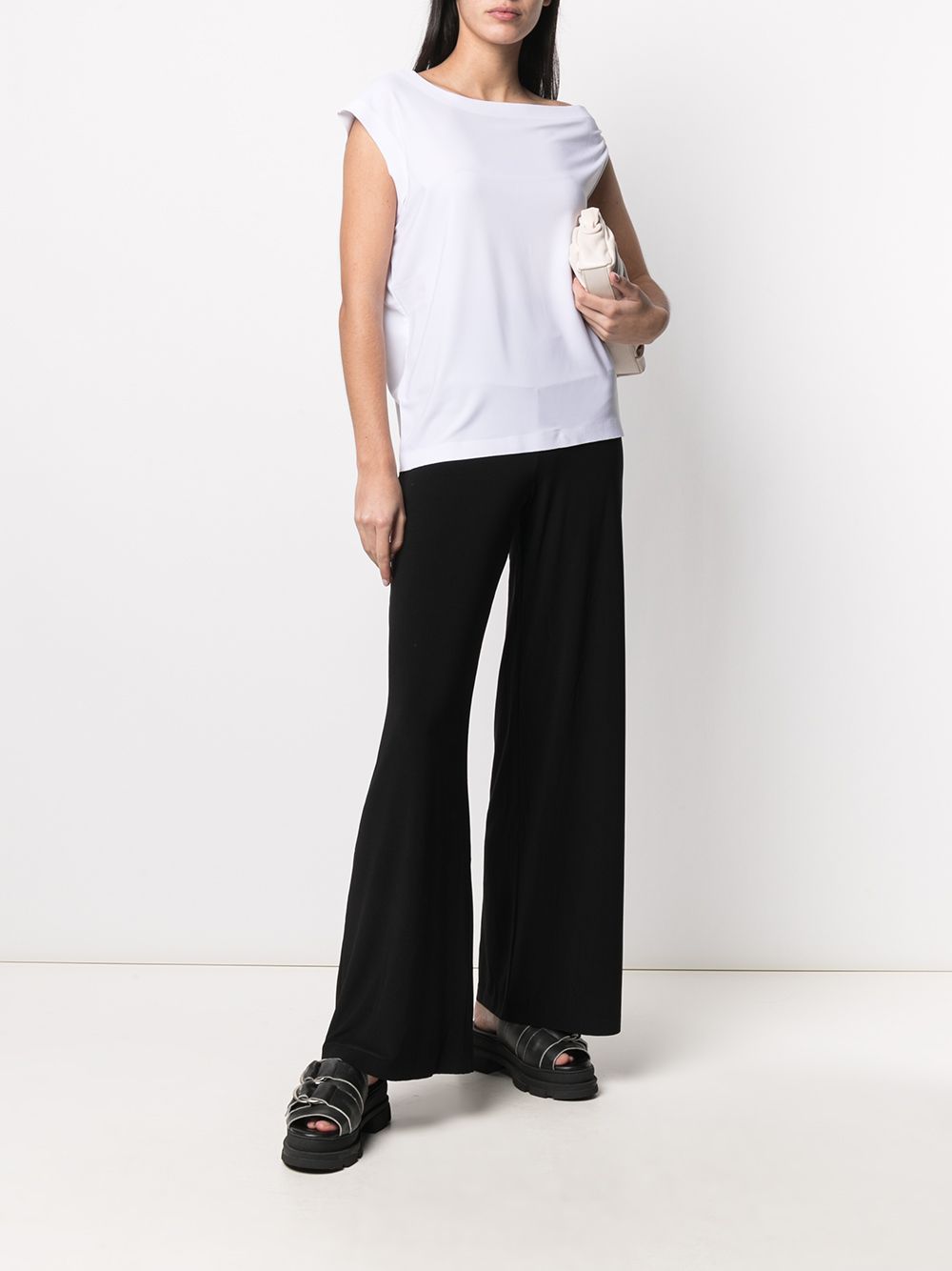 Straight leg trousers