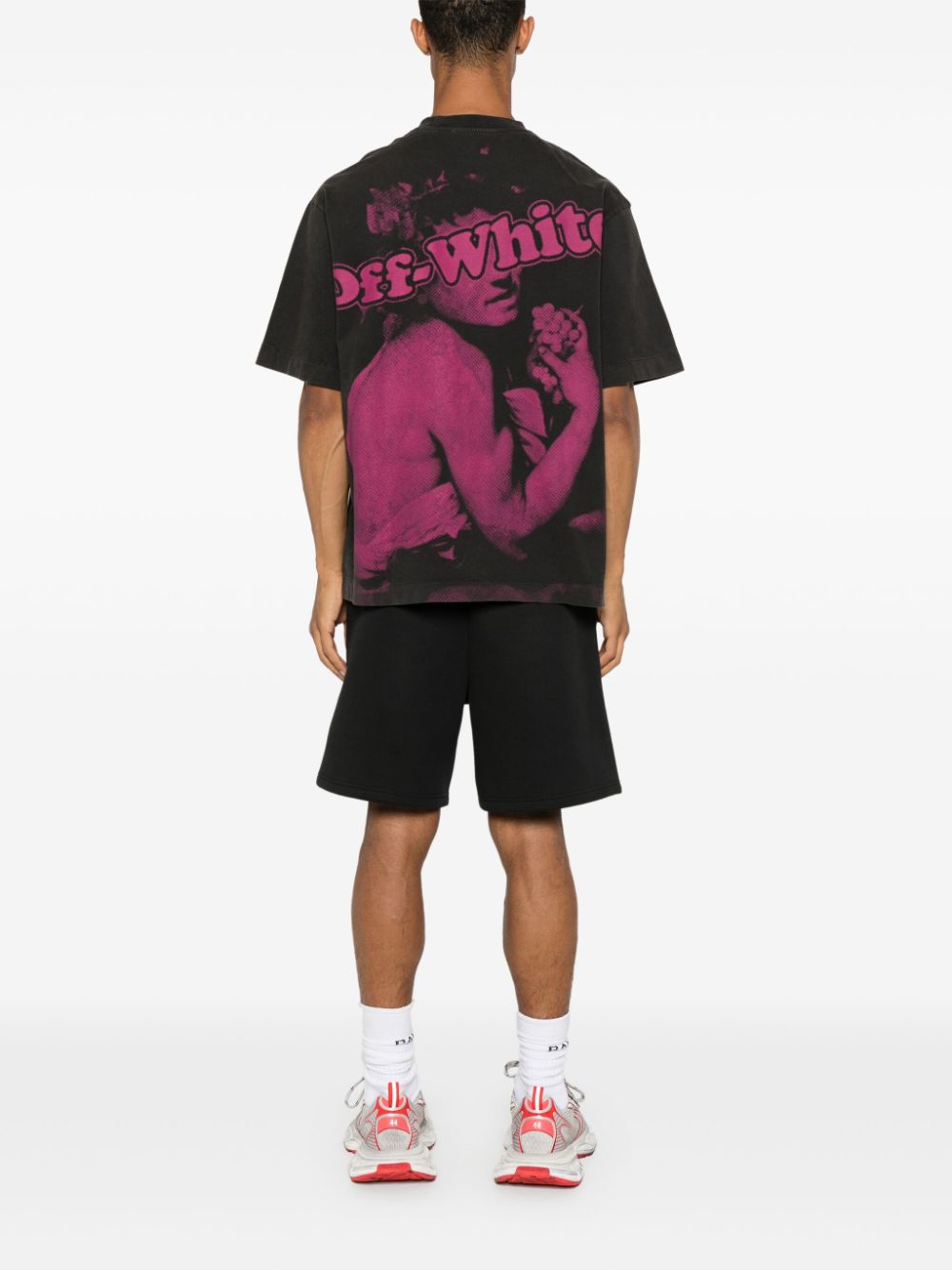 Pink bacchus skate t-shirt