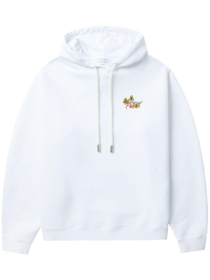 Ramage flower cotton hoodie