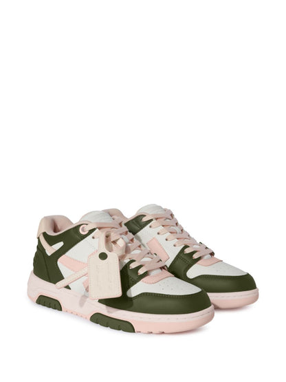 Out of office leather sneakers