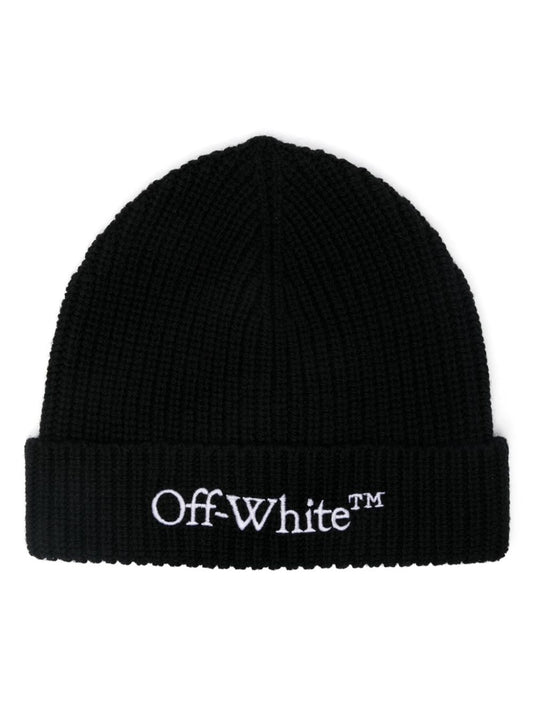 Wool logo beanie