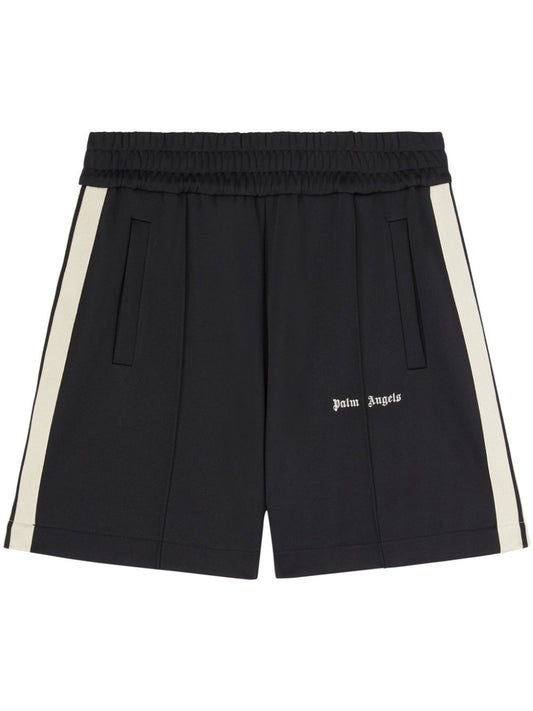 Logo track shorts