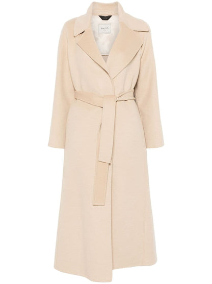 Paola wool belted coat