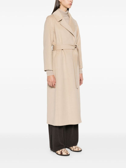 Paola wool belted coat