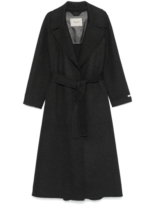 Paola wool belted coat