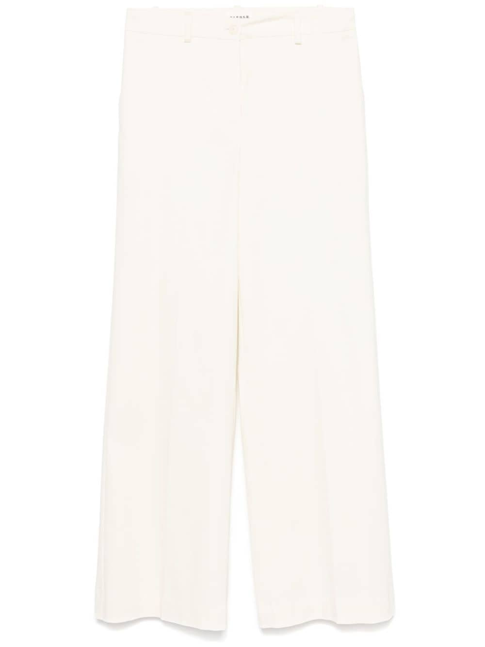 Crew cotton blend trousers