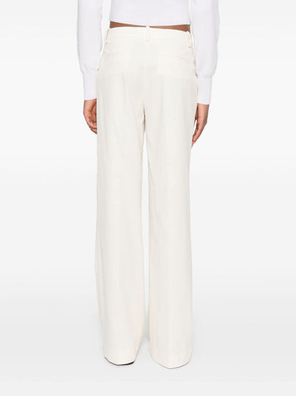 Crew cotton blend trousers