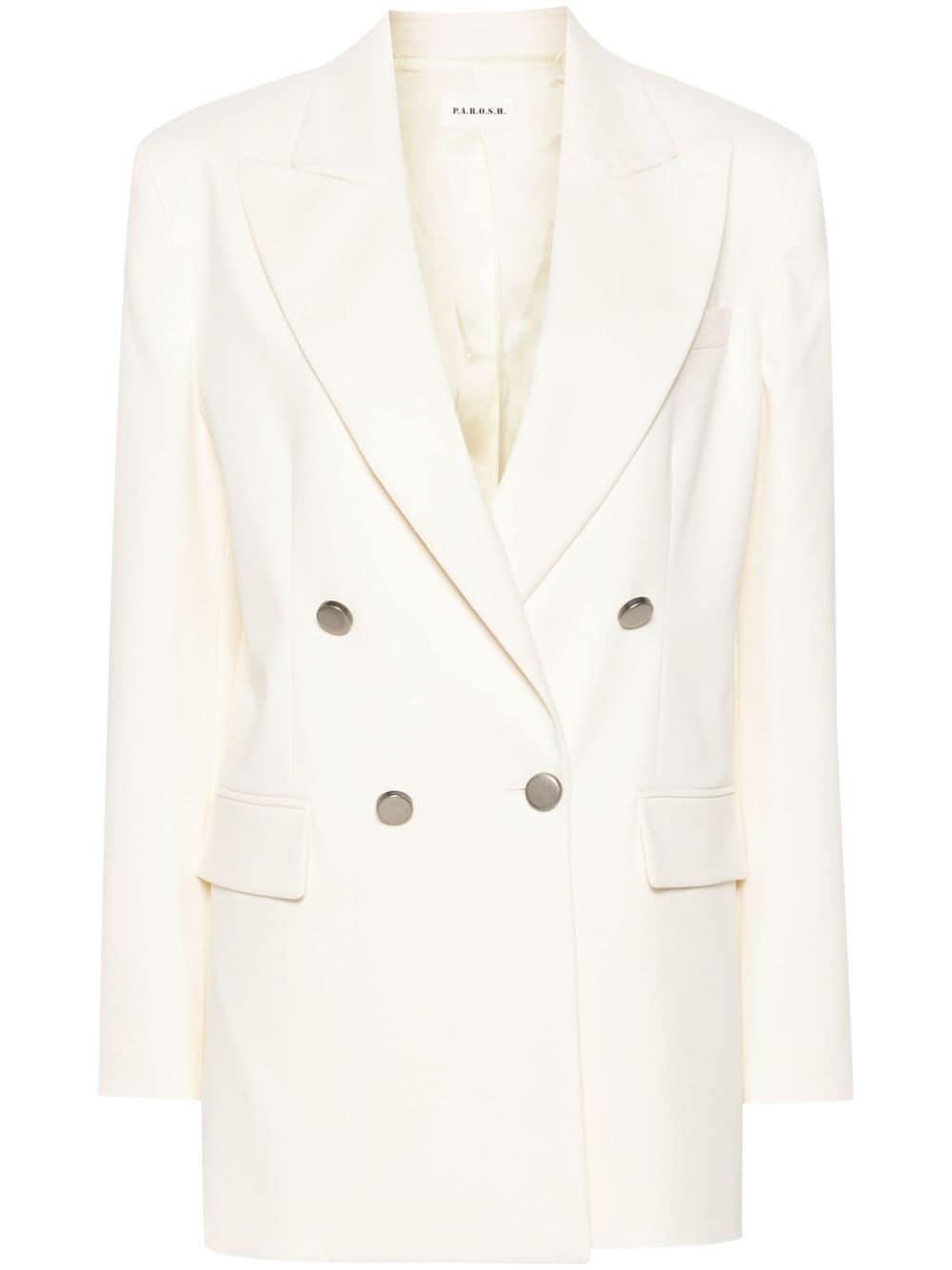 Crew cotton blend blazer jacket