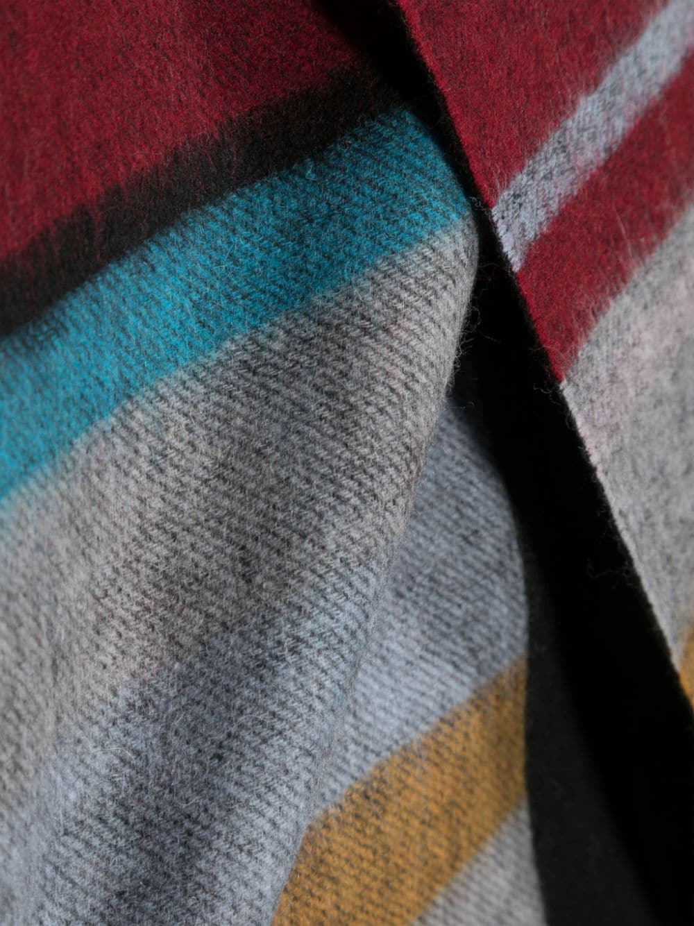 Signature mash up wool scarf