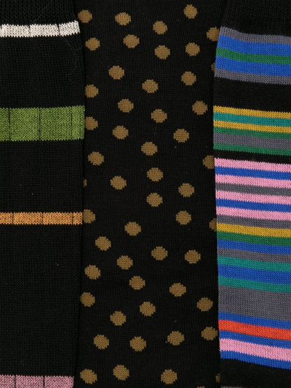 3 pack striped socks