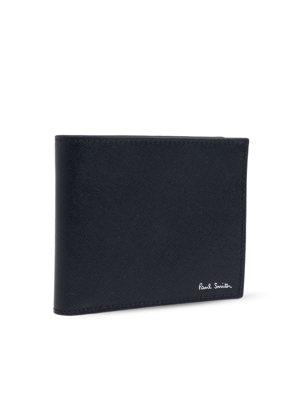 Logo leather wallet