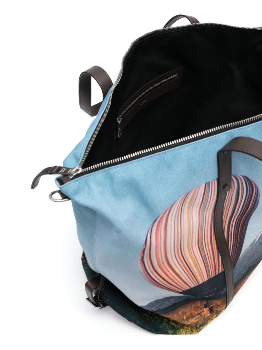 Signature striped baloon holdall