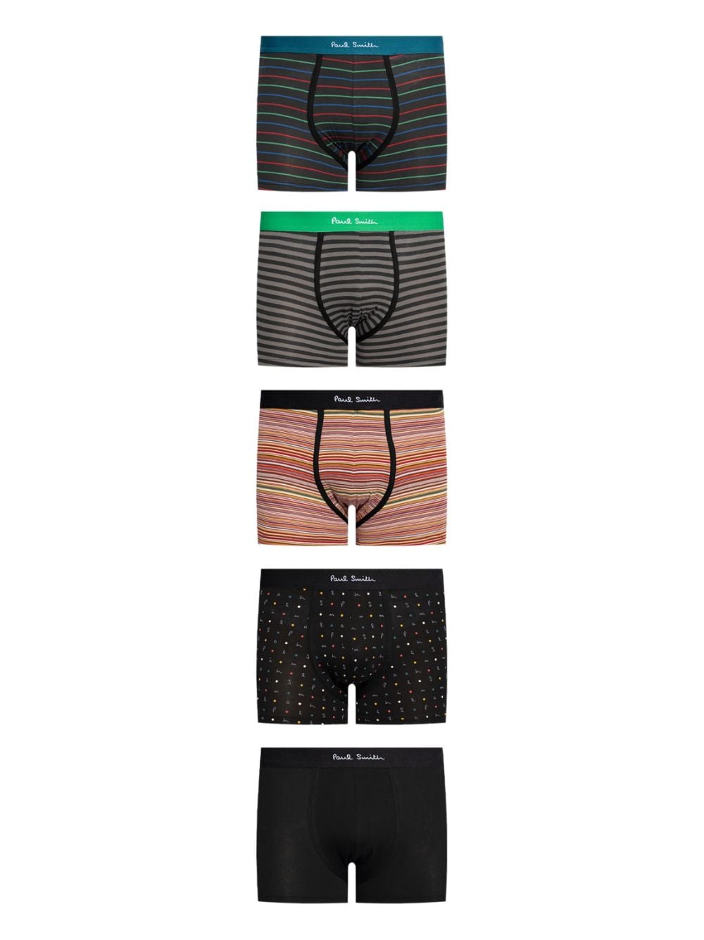 5-pack logo boxer briefs