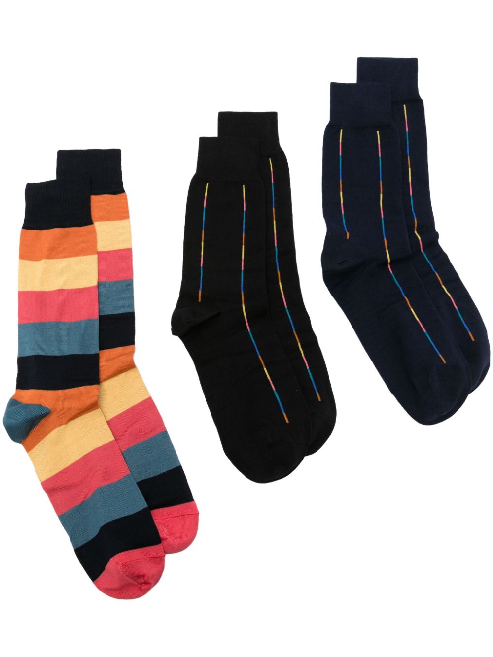 3-pack signature stripe socks