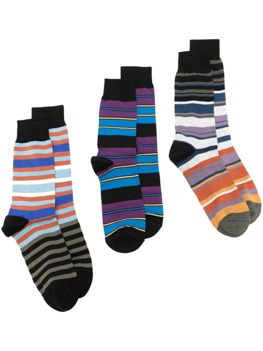 3-pack signature stripe socks