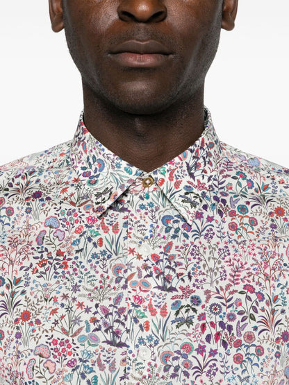 Printed organic cotton shirt