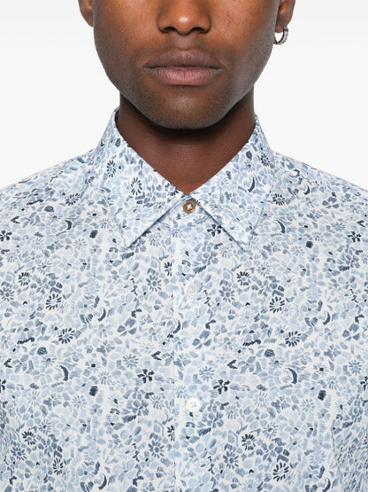 Printed cotton shirt