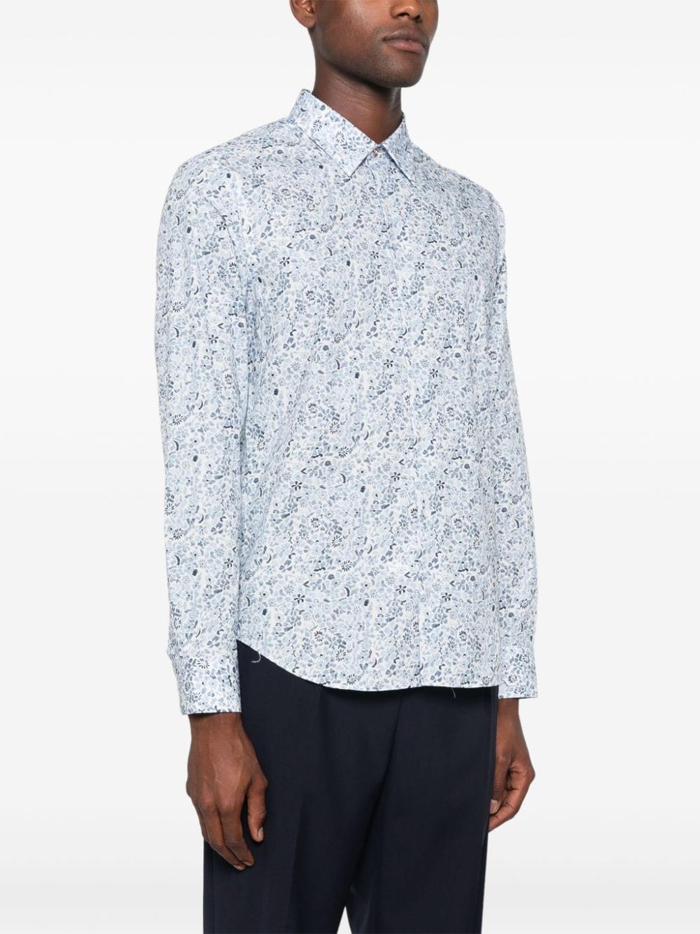 Printed cotton shirt