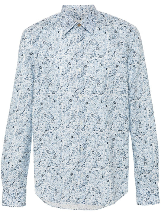 Printed cotton shirt