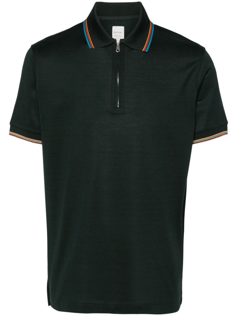 Signature stripe cotton polo shirt