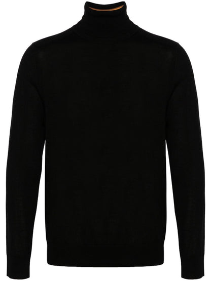 Merino wool turtleneck sweater