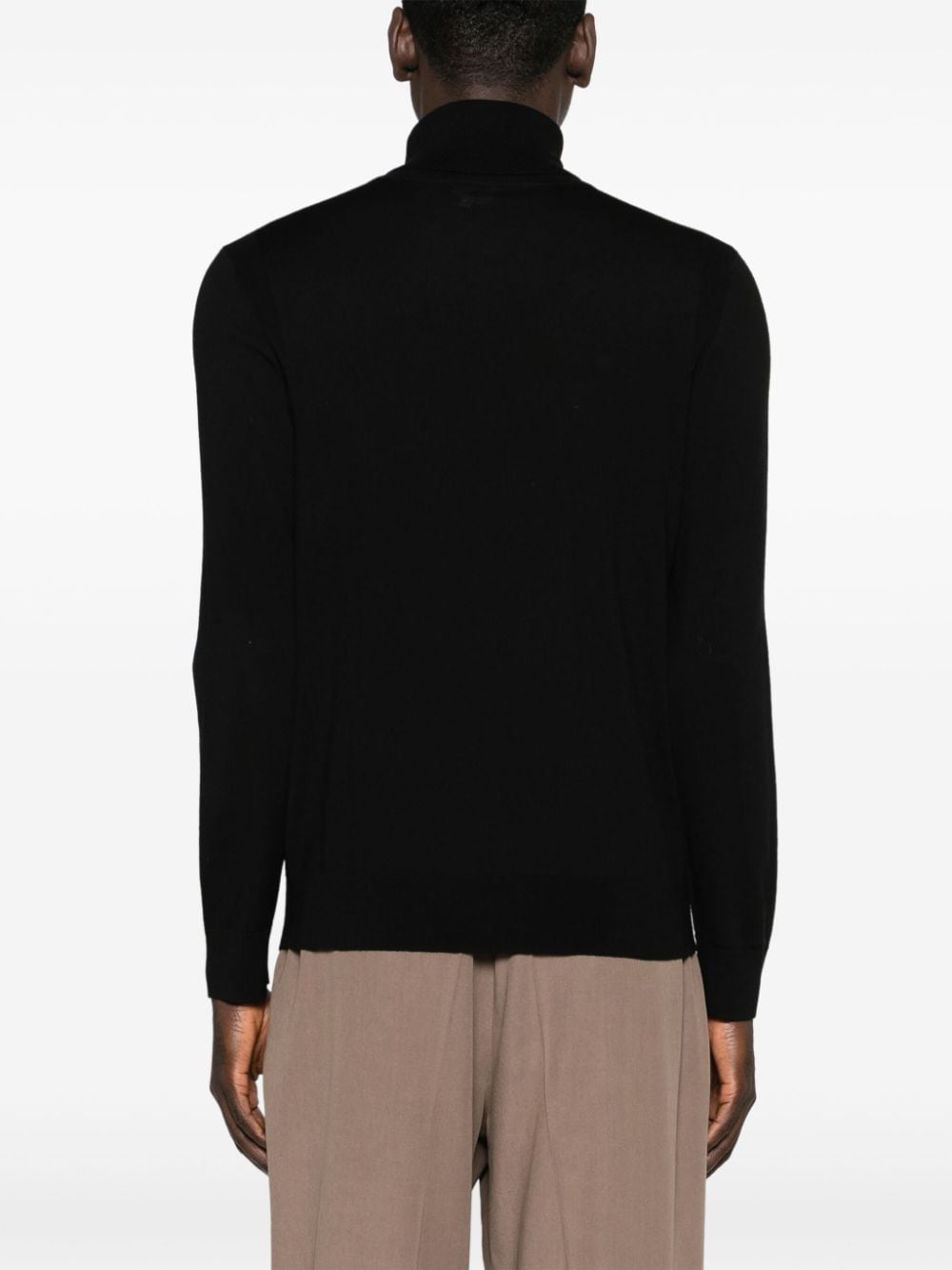 Merino wool turtleneck sweater