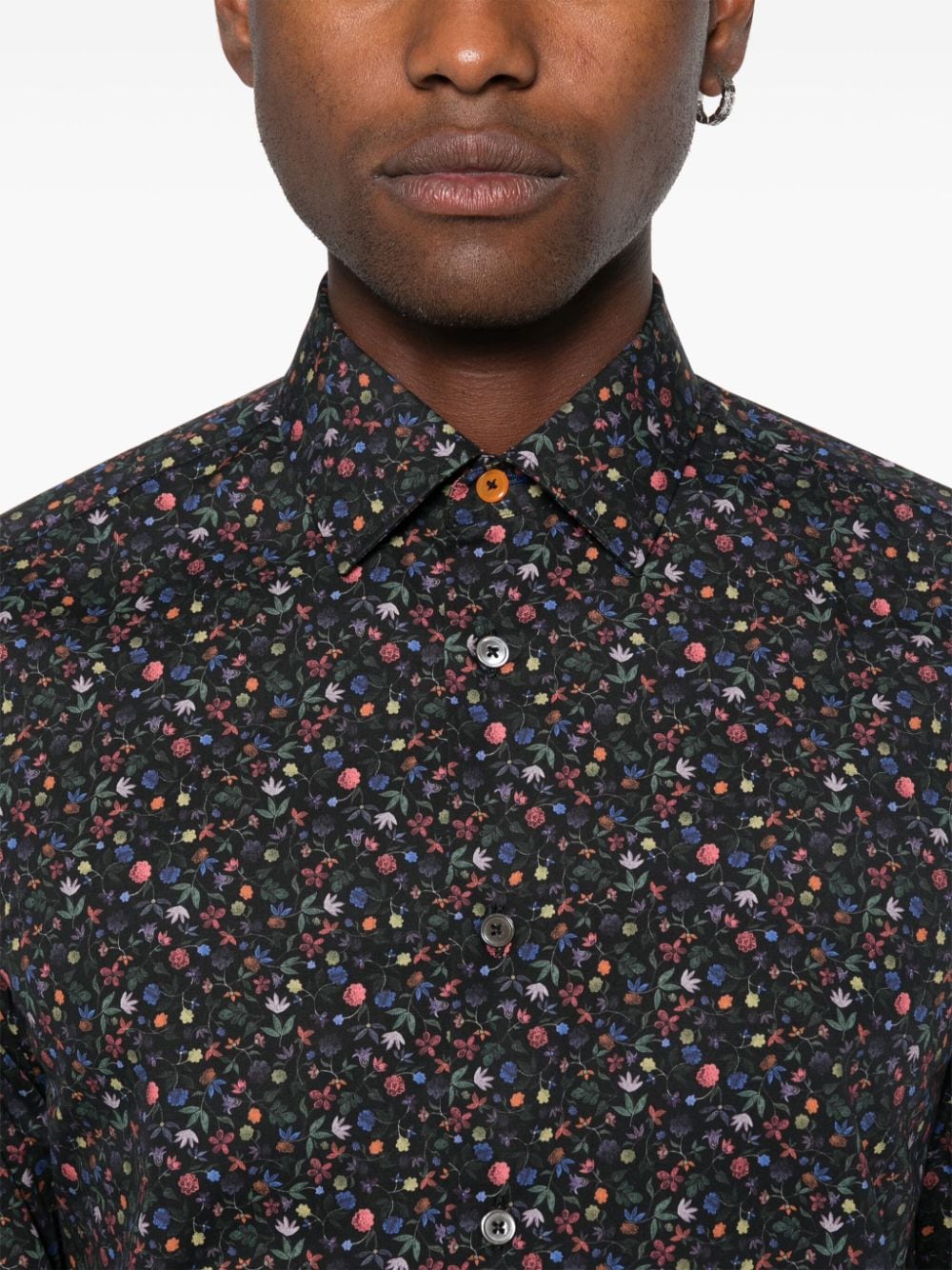 Printed cotton shirt