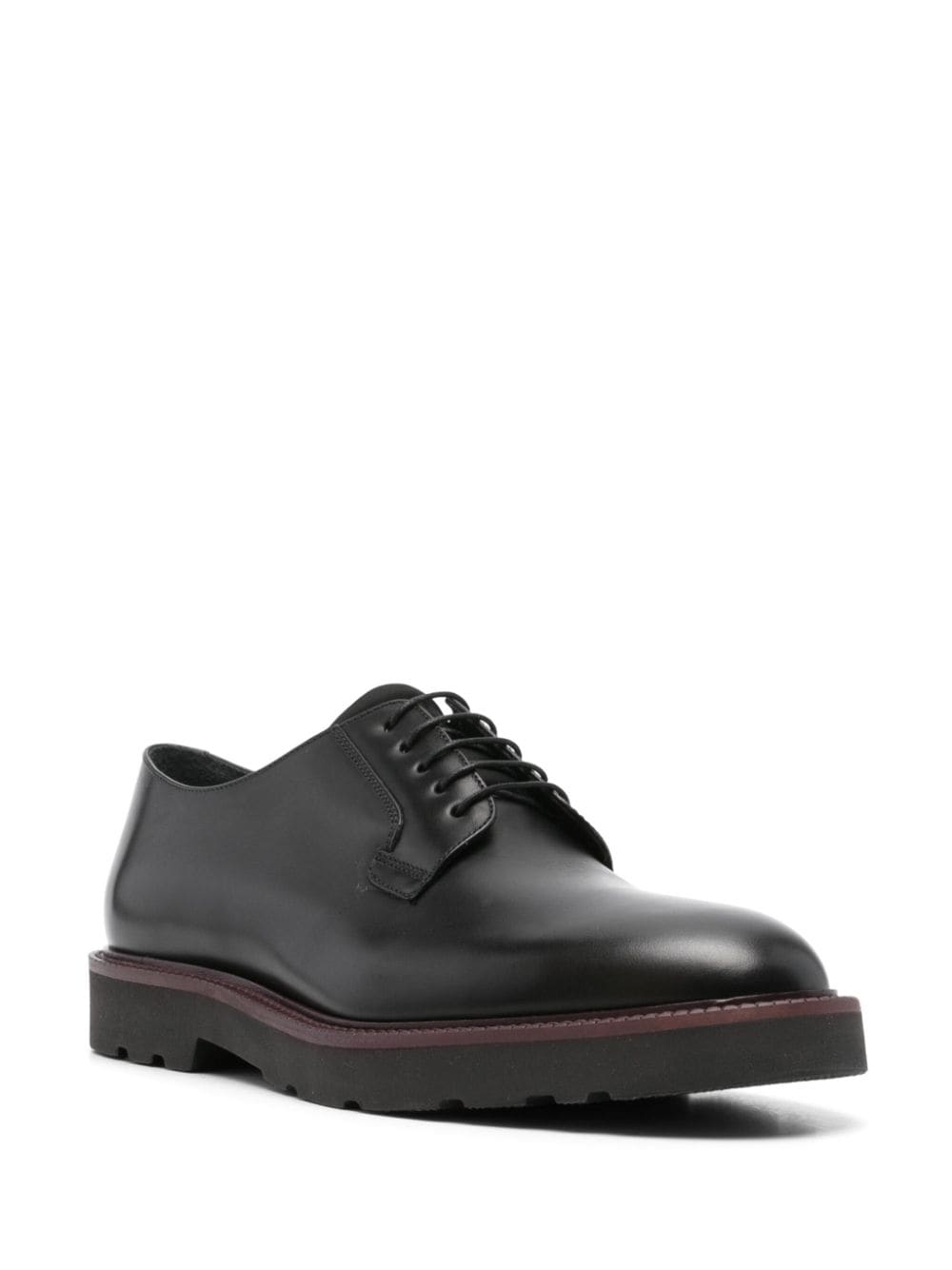 Leather derby shoes