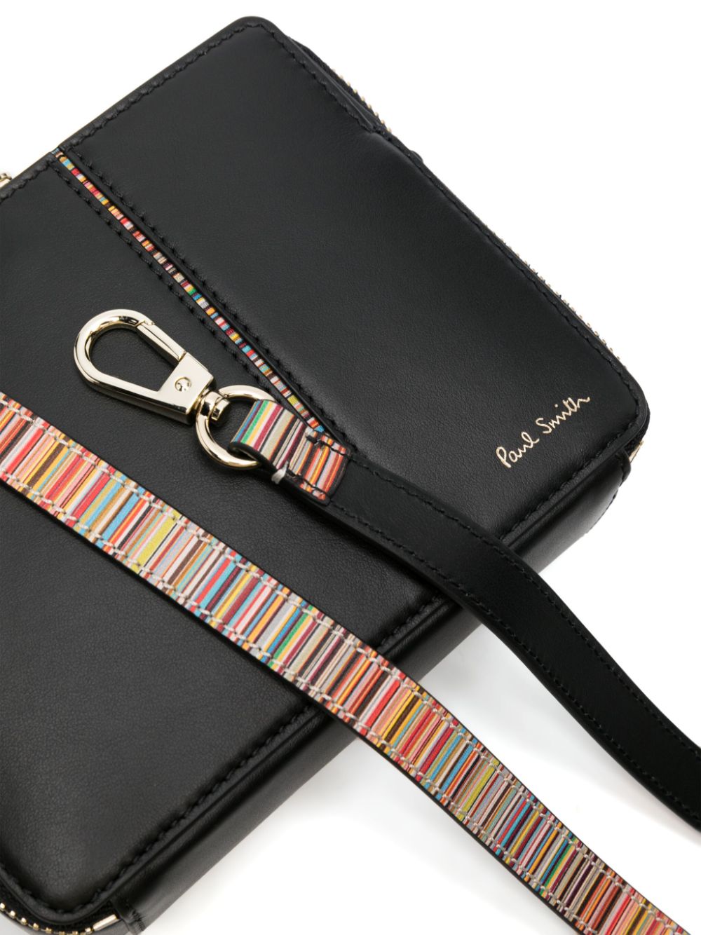 Signature stripe crossbody bag