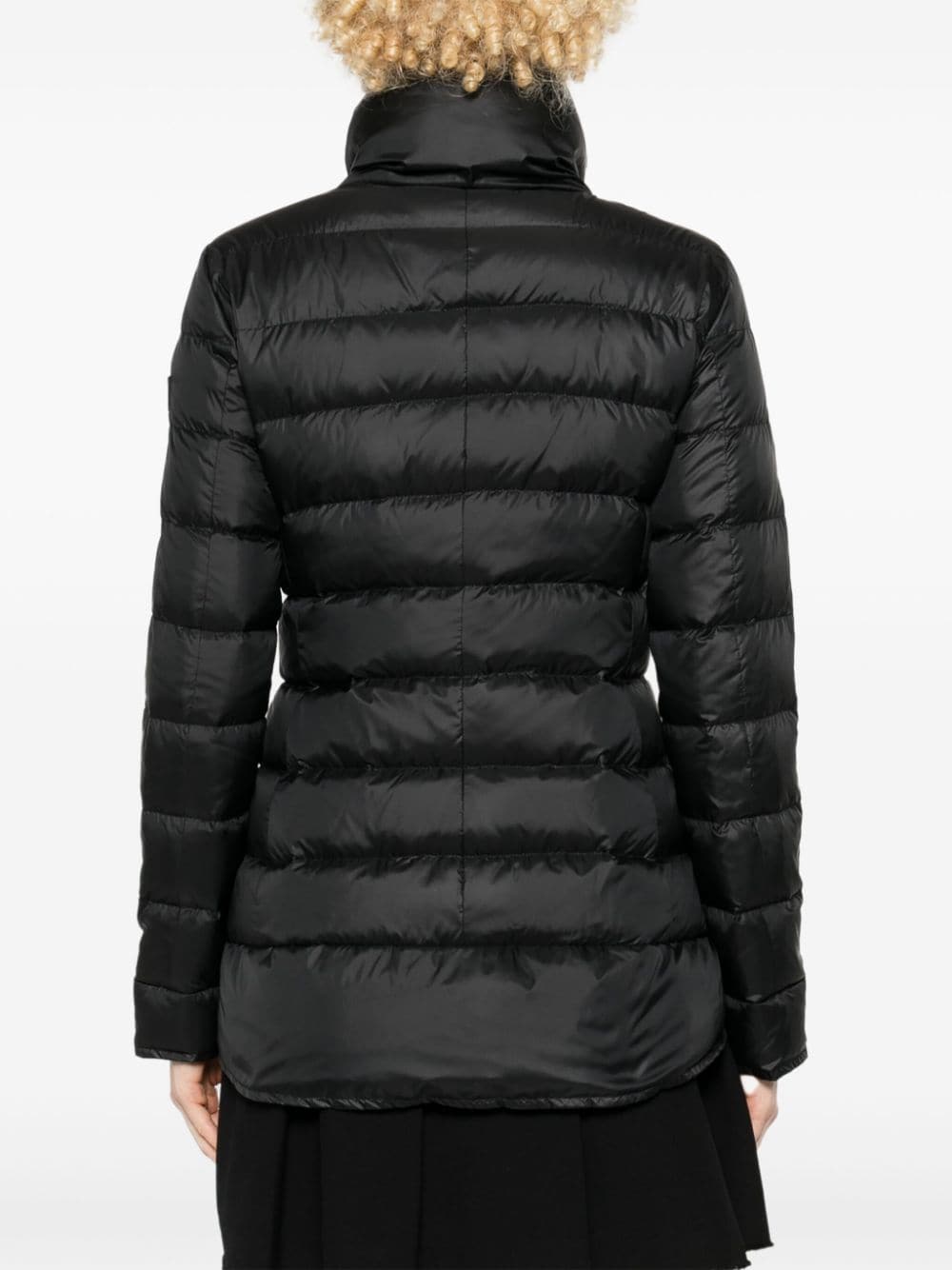 Nylon short down jacket