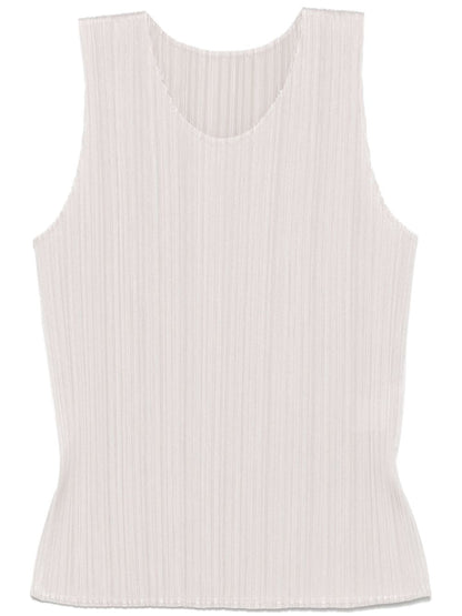 Pleated tank top