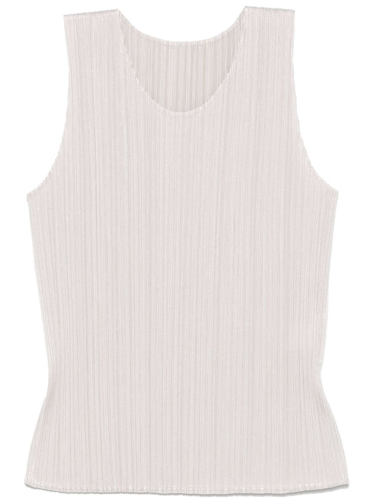 Pleated tank top