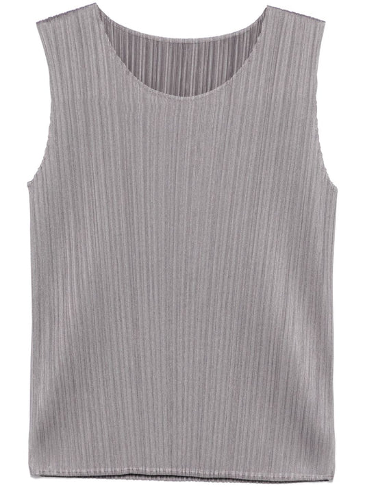 Pleated tank top