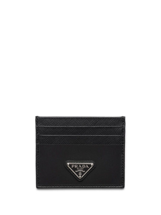 Re-nylon and saffiano card case