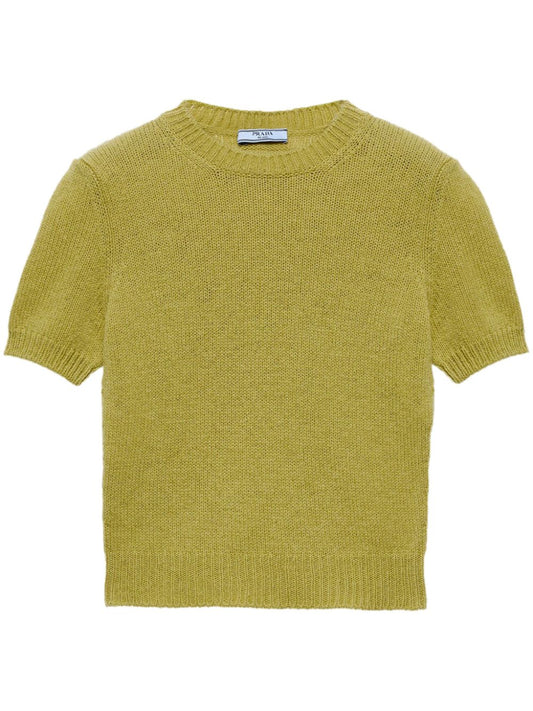 Cashmere crewneck top