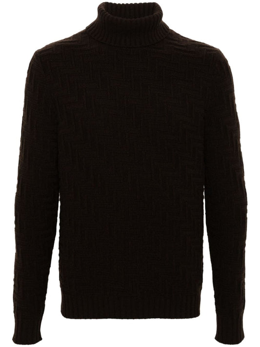 Cashmere turtle-neck sweater