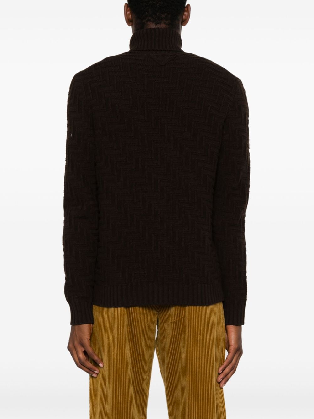 Cashmere turtle-neck sweater