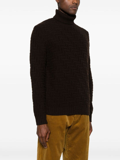 Cashmere turtle-neck sweater