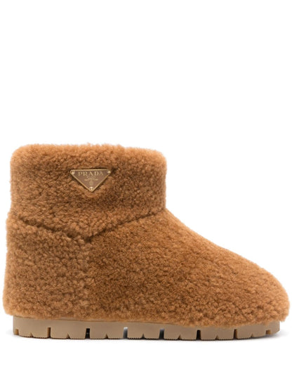 Faux fur boots