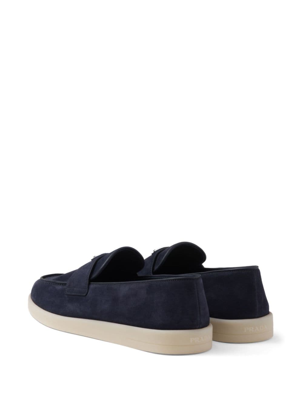 Suede leather loafers