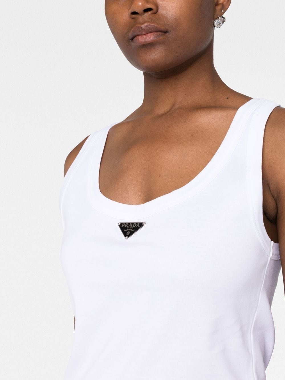 Triangle logo tank top