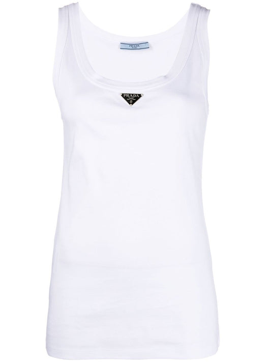 Triangle logo tank top