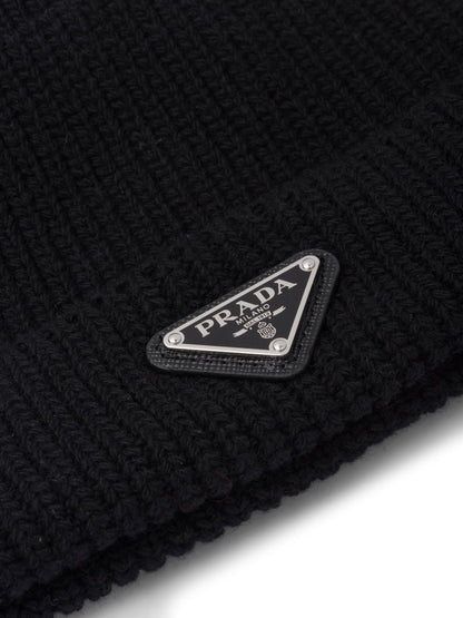 Wool and cashmere blend beanie