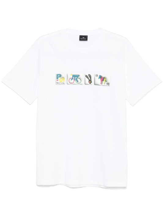 Ps badges cotton t-shirt